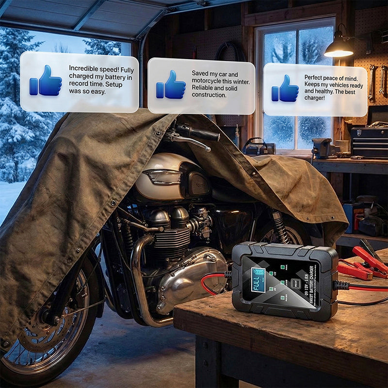 🔥Offre à durée limitée : 48 % de réduction🔥 Chargeur de batterie automatique 1,5 A, 6 V et 12 V