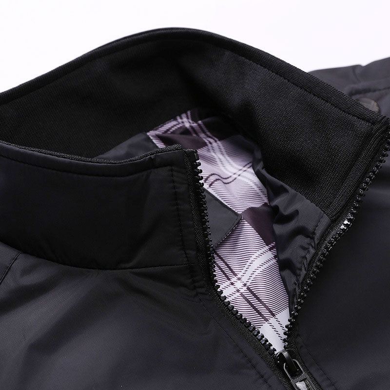 🧥50 % de réduction ! Veste Décontractée Business pour Homme – Coupe-vent élégant en nylon, poches multiples & col montant 🌬️💼