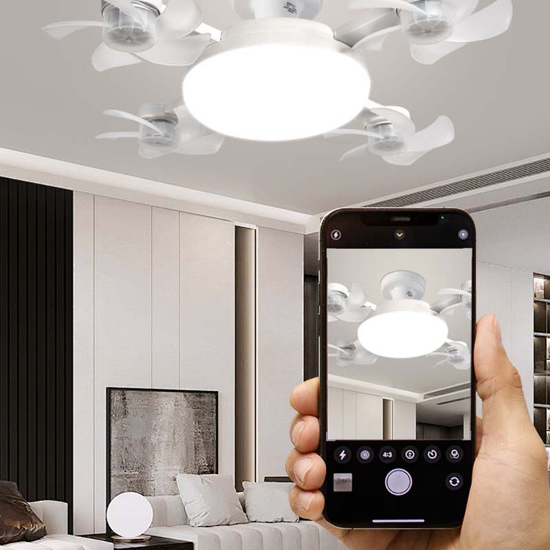Ventilateur de plafond à LED avec télécommande