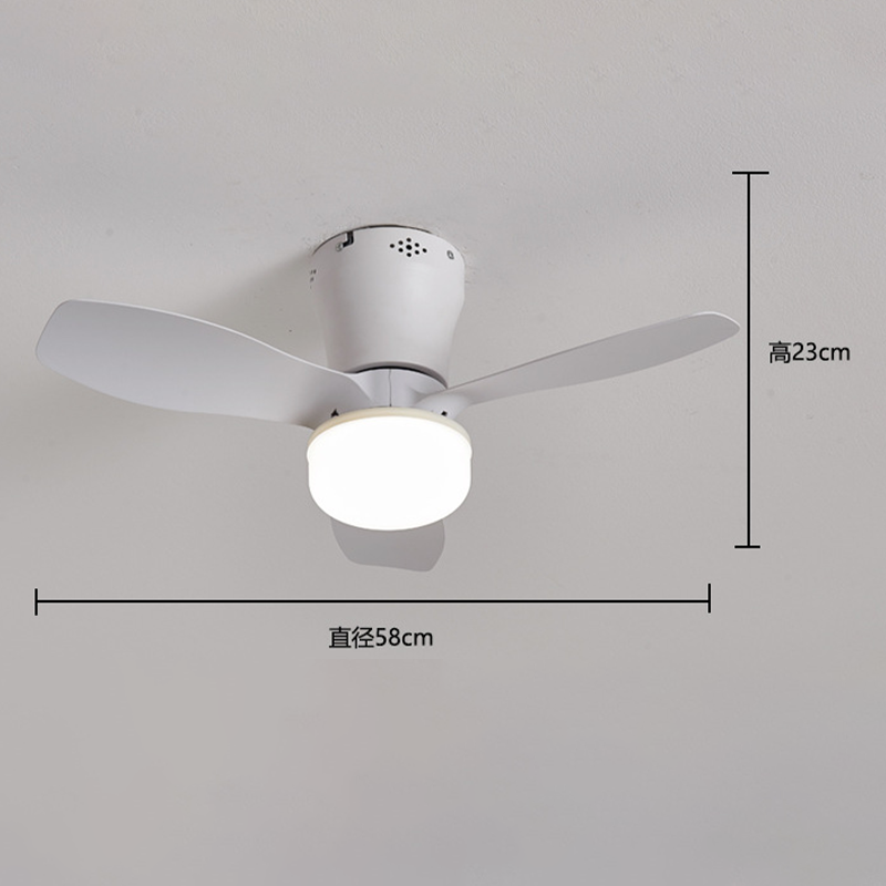 Ventilateur de plafond à LED avec télécommande