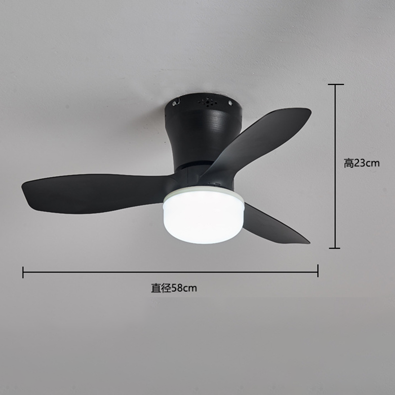 Ventilateur de plafond à LED avec télécommande