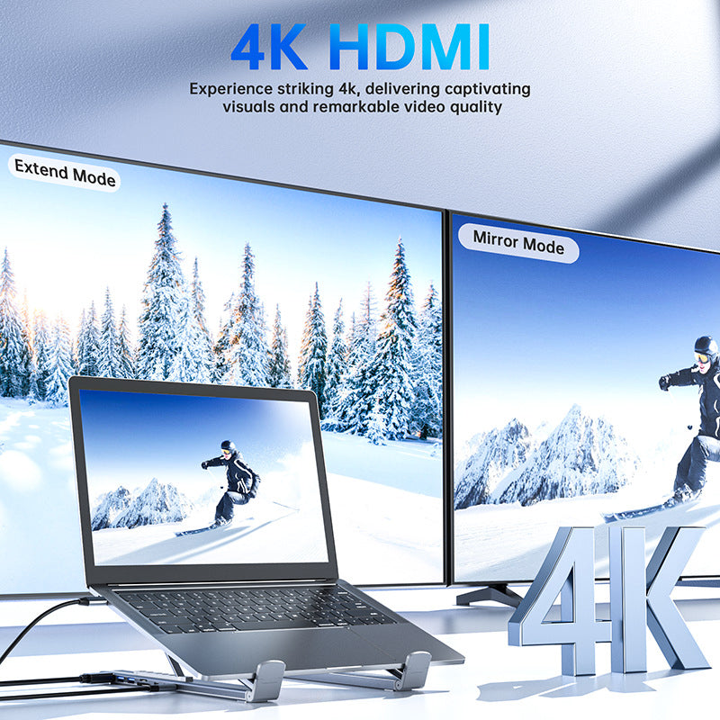 Station d'accueil USB-C pour ordinateur portable avec HDMI 4K
