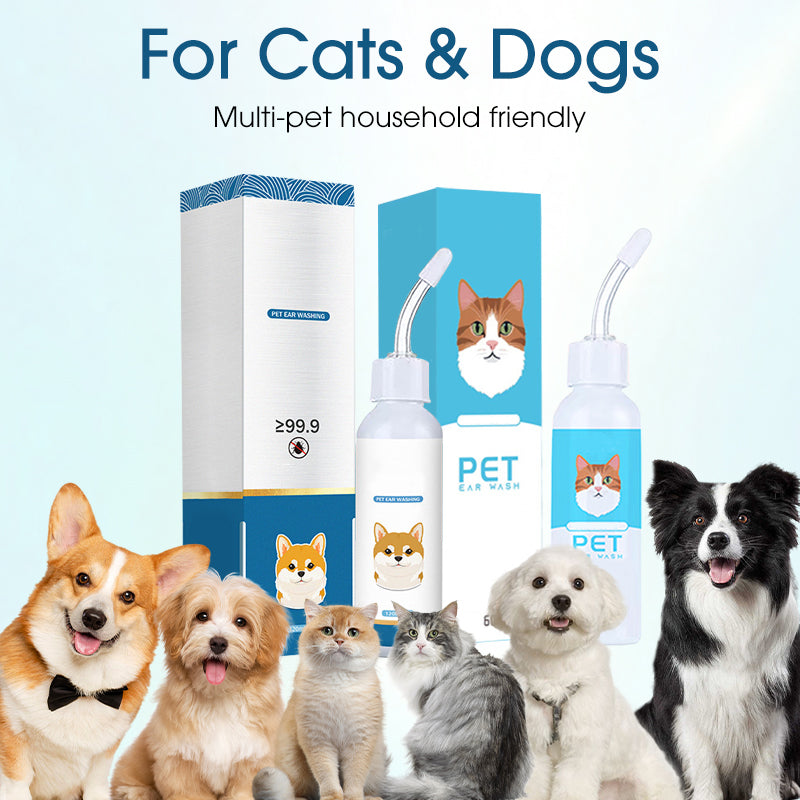 🐶 50% DE RÉDUCTION ! 🌿 Solution Nettoyante Auriculaire pour Chiens et Chats – Soulage les Démangeaisons, Nettoie en Douceur – Extraits de Plantes Naturelles & Formule Douce – Idéale pour les Oreilles Sensibles 🐱✨