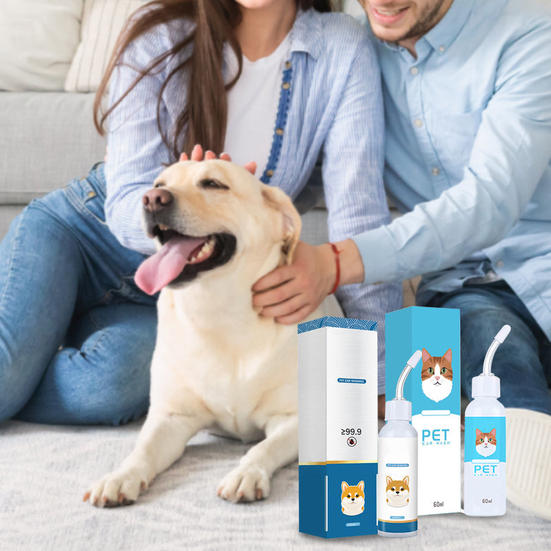 🐶 50% DE RÉDUCTION ! 🌿 Solution Nettoyante Auriculaire pour Chiens et Chats – Soulage les Démangeaisons, Nettoie en Douceur – Extraits de Plantes Naturelles & Formule Douce – Idéale pour les Oreilles Sensibles 🐱✨