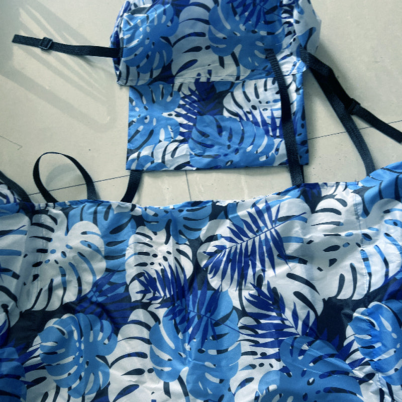 💐 -50% ! Chaise Flottante à Feuilles Tropicales – Élégante et Confortable sur l’Eau 🌿🌺 【Idéale Piscine/Plage】
