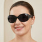 Lunettes de Soleil Polarisées Femme avec Accents en Strass