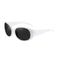 Lunettes de Soleil Polarisées Femme avec Accents en Strass