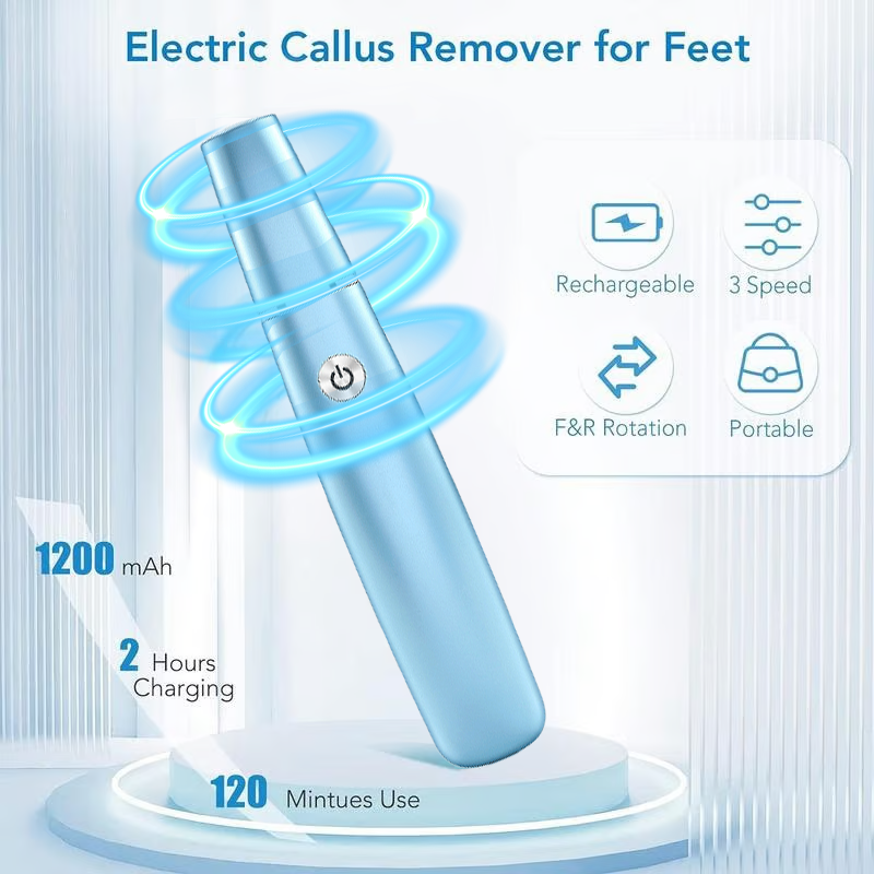 Extracteur de callosités électrique pour les pieds