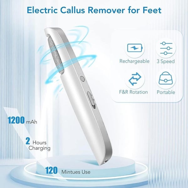 Extracteur de callosités électrique pour les pieds