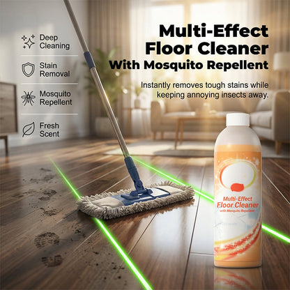 Nettoyant multi-usages pour sols avec répulsif anti-moustiques