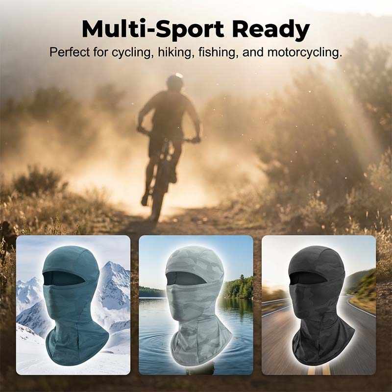 Cagoule de vélo anti-UV et respirante