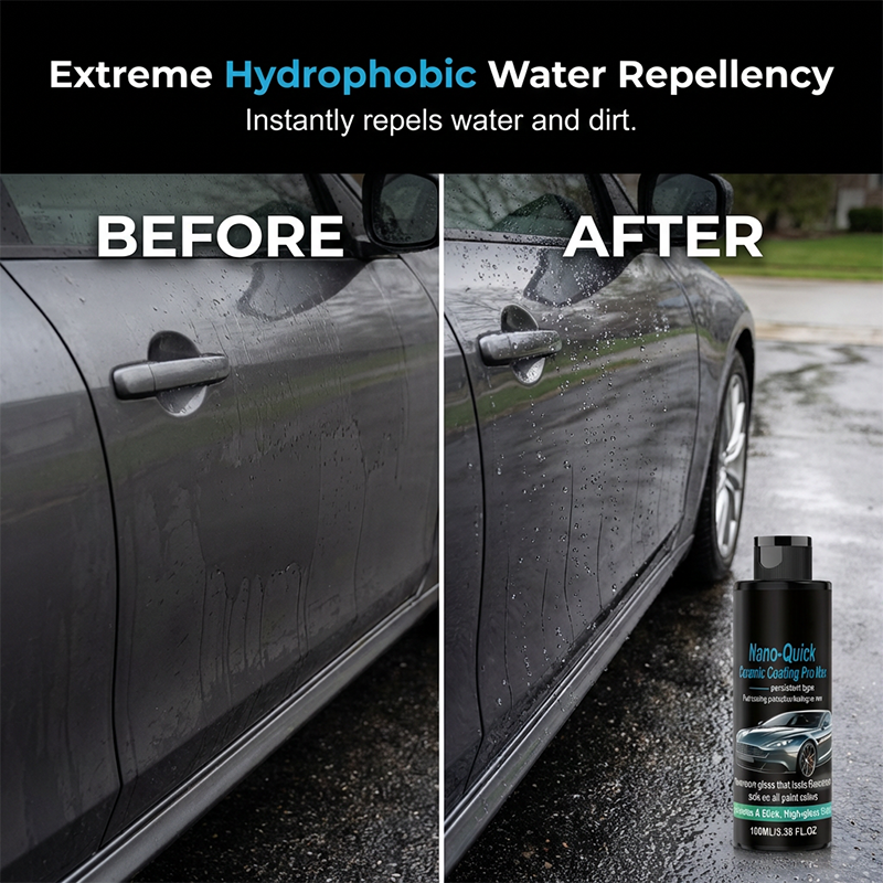 ✅ Achetez 2, 1 offert ✨ Spray de revêtement nano-céramique hydrophobe ultra-brillant