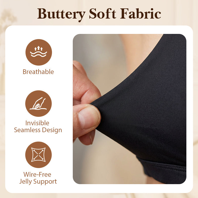 Women's Wire-Free Jelly Support Triangle Bralette