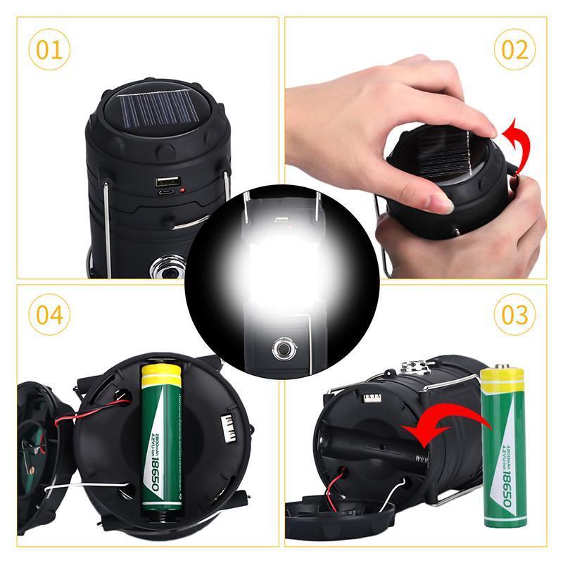 ⏳Limited-time 50% off⏰Lampe de Camping à Flamme 3 en 1 LED⛺🔦