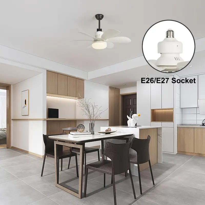 💨 50 % de réduction ! 💡 Ventilateur suspendu portable 2-en-1 avec télécommande — Idéal pour la chambre, le bureau et les voyages 🏠