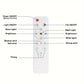 💨 50 % de réduction ! 💡 Ventilateur suspendu portable 2-en-1 avec télécommande — Idéal pour la chambre, le bureau et les voyages 🏠