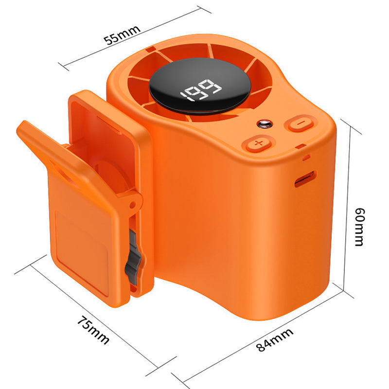 🌀🌬️ PROMO FLASH 50% ! Ventilateur Personnel USB Mains Libres – Fixation Grille Aération Voiture ou Bureau, Écran LED, Silencieux (<36dB), Batterie 2000/4000mAh, 3 Couleurs 🚗