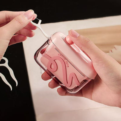 🧳🦷 Distributeur de fil dentaire portable – Rechargeable, format compact, se glisse dans le sac ou la trousse de toilette, encouragez une bonne hygiène bucco-dentaire partout 🌿👌