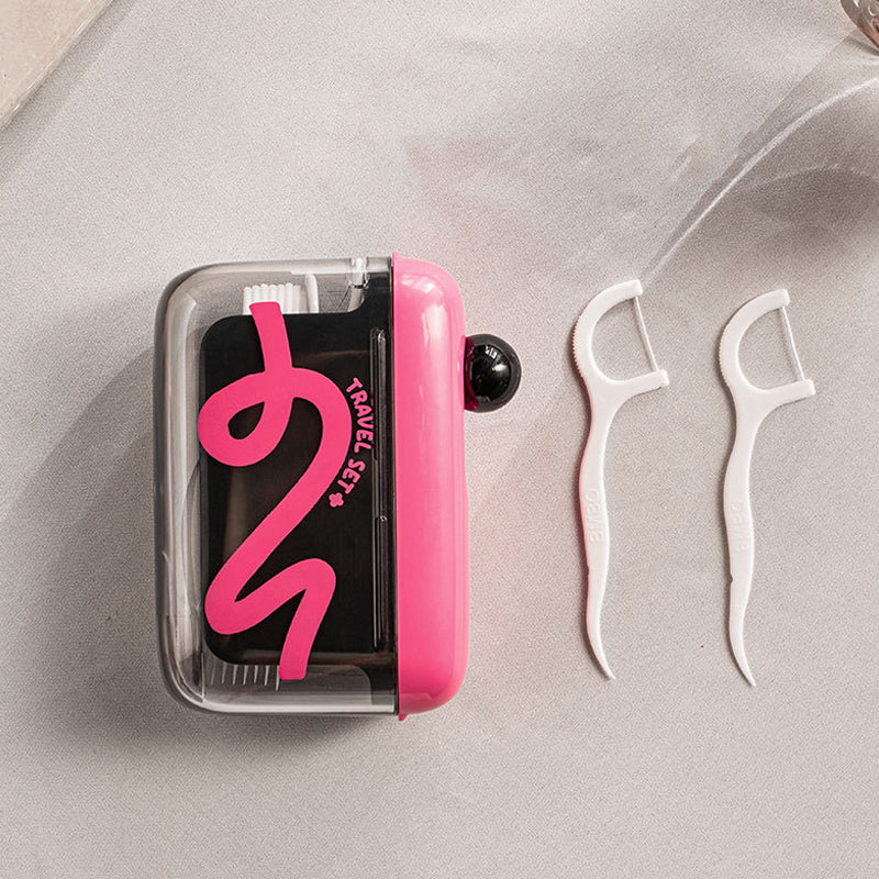🧳🦷 Distributeur de fil dentaire portable – Rechargeable, format compact, se glisse dans le sac ou la trousse de toilette, encouragez une bonne hygiène bucco-dentaire partout 🌿👌