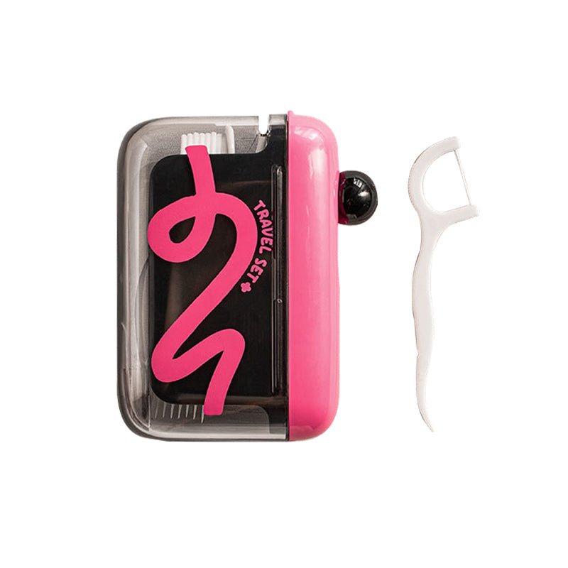 🧳🦷 Distributeur de fil dentaire portable – Rechargeable, format compact, se glisse dans le sac ou la trousse de toilette, encouragez une bonne hygiène bucco-dentaire partout 🌿👌