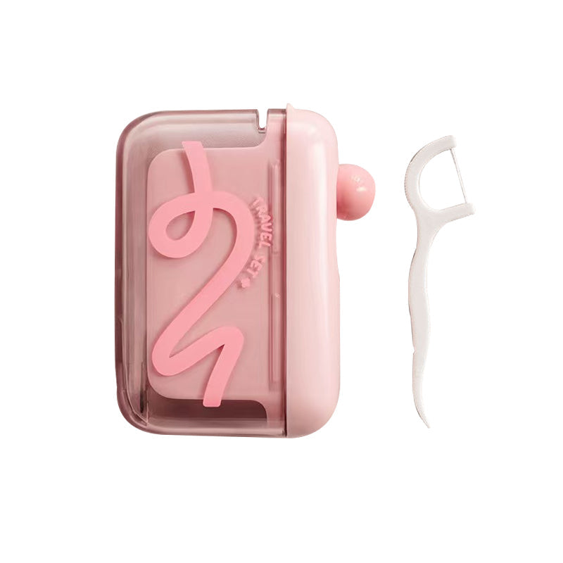 🧳🦷 Distributeur de fil dentaire portable – Rechargeable, format compact, se glisse dans le sac ou la trousse de toilette, encouragez une bonne hygiène bucco-dentaire partout 🌿👌