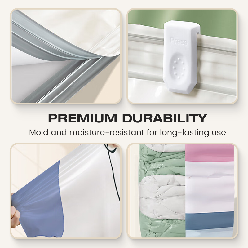 💐49% DE RÉDUCTION ! Sacs Sous Vide pour Rangement – Garde-robe, Literie & Coussins 🛏️🧸【Économisez 50%】