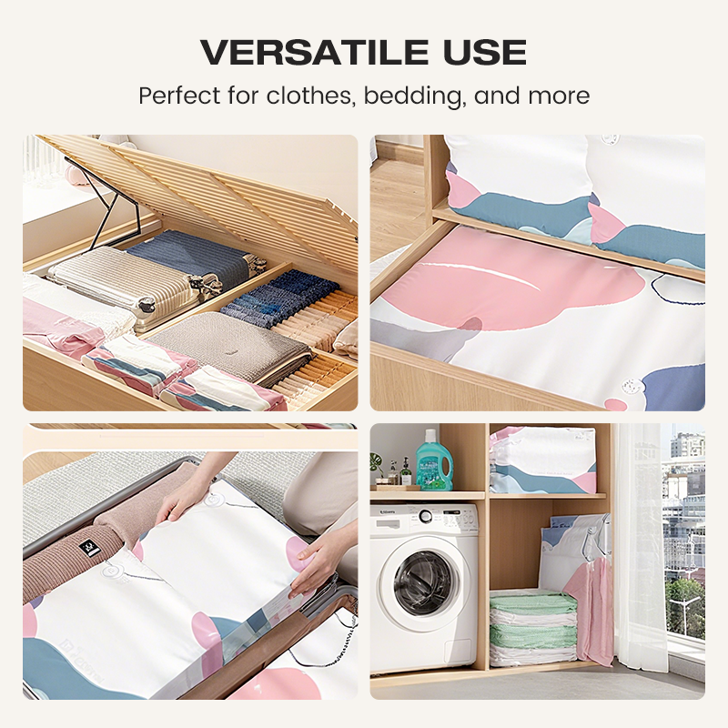 💐49% DE RÉDUCTION ! Sacs Sous Vide pour Rangement – Garde-robe, Literie & Coussins 🛏️🧸【Économisez 50%】