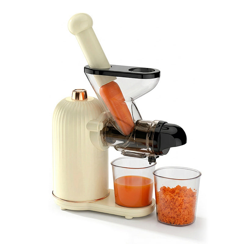 🍊🍹✨ NOUVELLE VERSION 2026 -50% ! Centrifugeuse Ultra Puissante – Extracteur à Froid, Goulet 110mm & Rendement 98% (Gris/Beige)