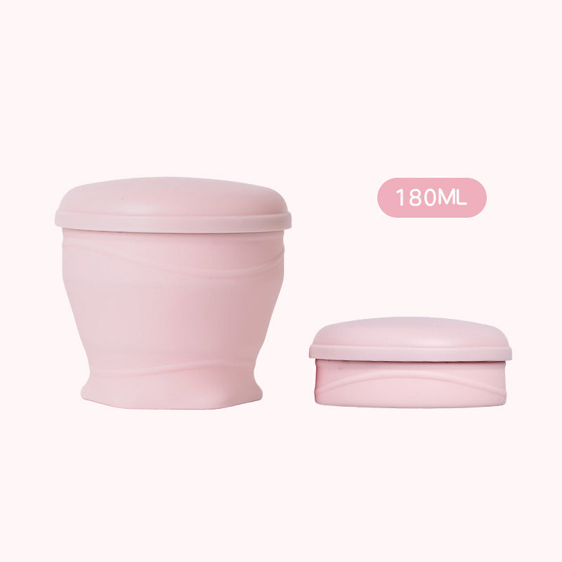 Gobelet de voyage pliable en silicone avec couvercle