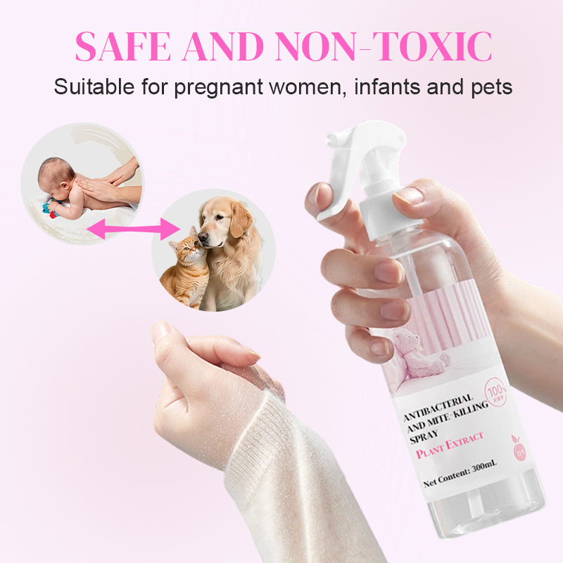 Spray antibactérien et anti-acariens à base d'extraits végétau
