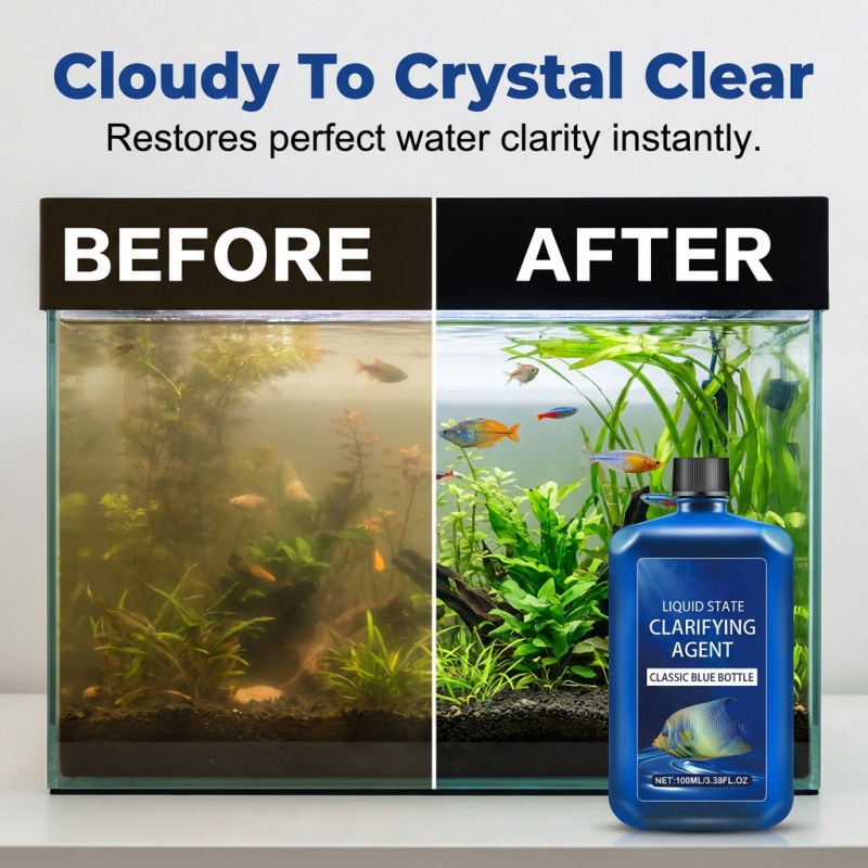 🔥50 % DE RÉDUCTION 💥Clarificateur d'eau pour aquarium à action rapide