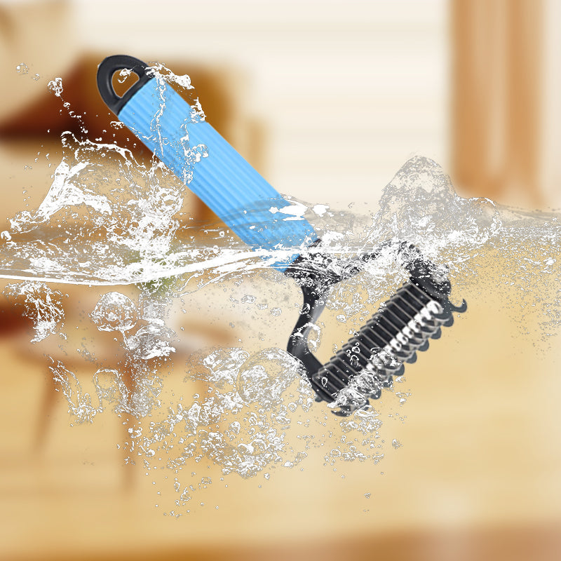Brosse de toilettage double face pour animaux