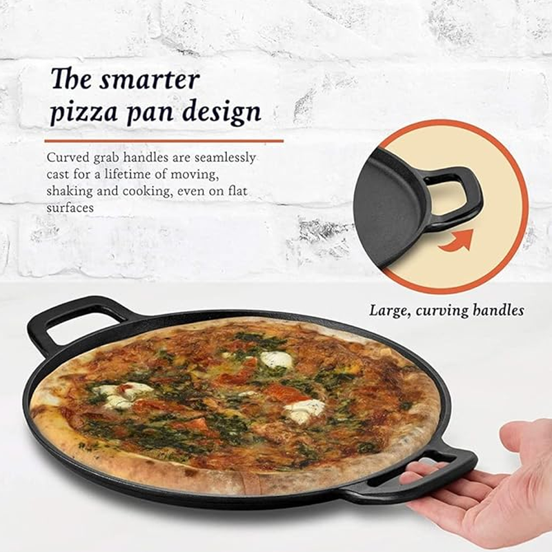 📢⏰🍳 PROMO -50% ! Poêle à Griller en Fonte Antiadhésive – Naturelle, Sans Produits Chimiques, Compatible Tout Feu (3 Tailles)