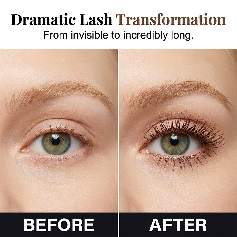 Mascara waterproof longue tenue – Effet allongeant