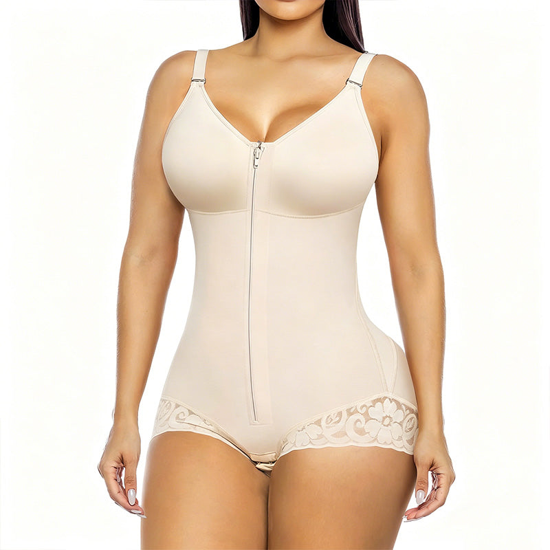 ✨ PROMO LIMITÉE -40% ! Body Gainant Sculptant à Fermeture Éclair – Ventre Plat & Taille Affinée 🩱