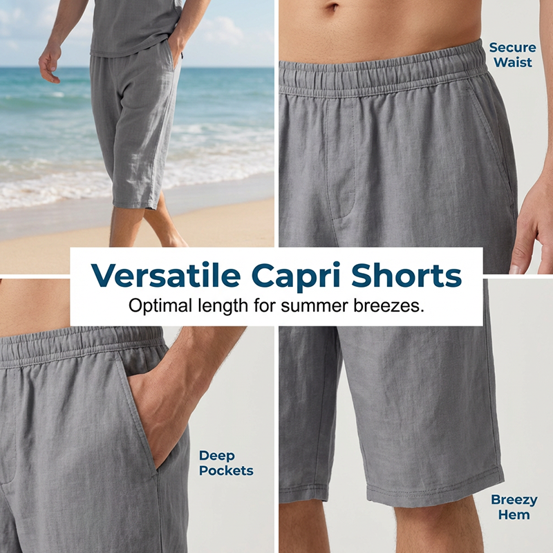 👔🌿 PROMO FLASH 50% ! Ensemble Homme Décontracté en Lin – Chemise & Pantalon, Respirant, 7 Couleurs, Taille S-3XL, Parfait pour l'Été & Vacances 🍃
