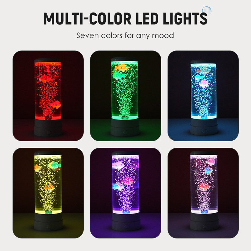 💐50 % DE RÉDUCTION ! Lampe à bulles LED pour aquarium – Des bulles en continu pour une ambiance zen 🐟💧【Stock limité】