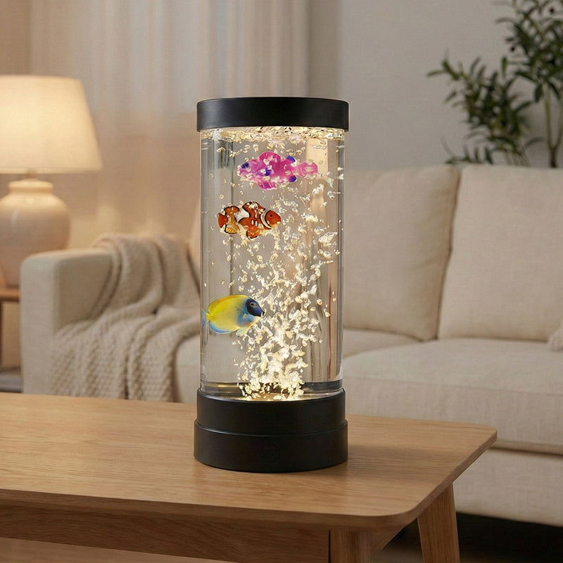 💐50 % DE RÉDUCTION ! Lampe à bulles LED pour aquarium – Des bulles en continu pour une ambiance zen 🐟💧【Stock limité】