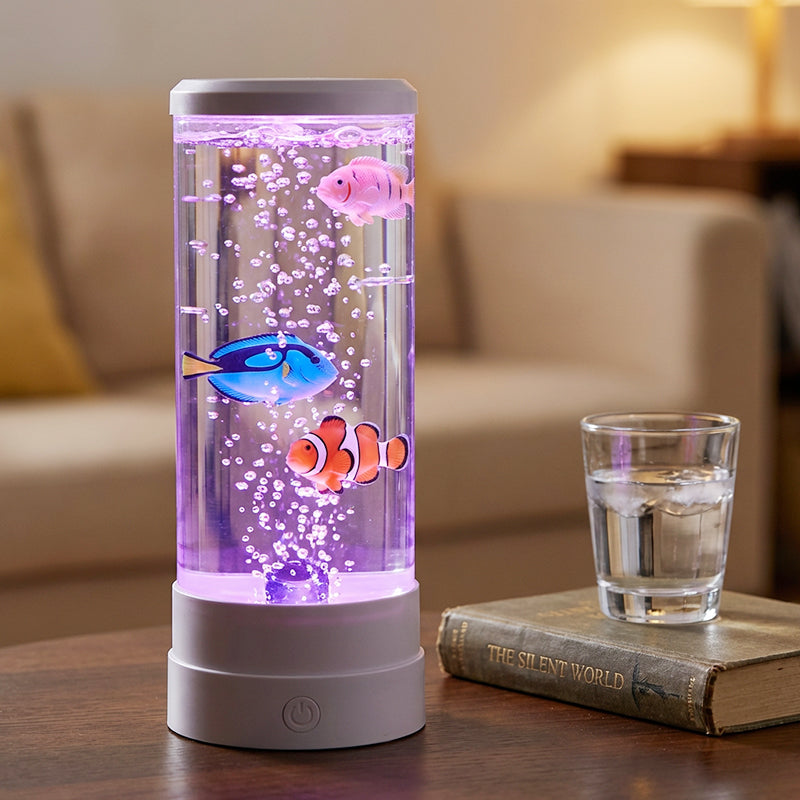 💐50 % DE RÉDUCTION ! Lampe à bulles LED pour aquarium – Des bulles en continu pour une ambiance zen 🐟💧【Stock limité】