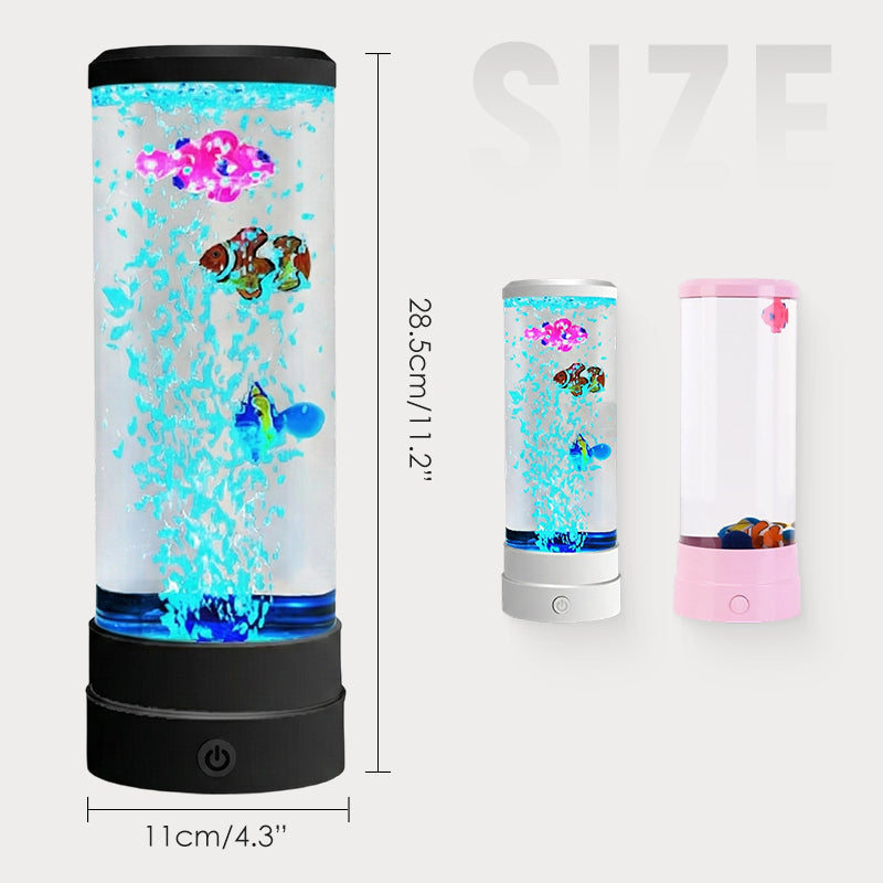 💐50 % DE RÉDUCTION ! Lampe à bulles LED pour aquarium – Des bulles en continu pour une ambiance zen 🐟💧【Stock limité】