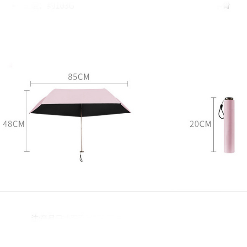 ☂️🌞 PROMO FLASH 50% ! Parapluie Compact Ultra-Léger 103g 4 Saisons – UPF 50+, Anti-UV, Anti-Pluie, Fibre de Carbone, 6 Couleurs, Parfait pour Voyage & Quotidien 🧳