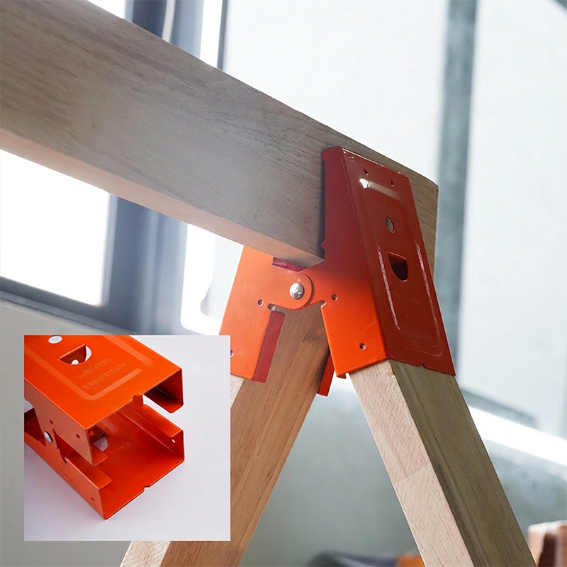 🛠️🔥 Fixation professionnelle pour chevalet de sciage avec levier de serrage – Établi robuste pour le bois et le bâtiment, montage rapide et extrêmement résistant 🪵
