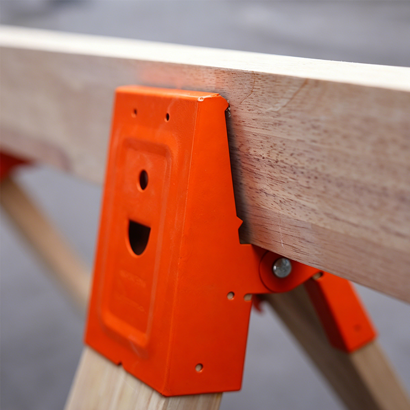 🛠️🔥 Fixation professionnelle pour chevalet de sciage avec levier de serrage – Établi robuste pour le bois et le bâtiment, montage rapide et extrêmement résistant 🪵