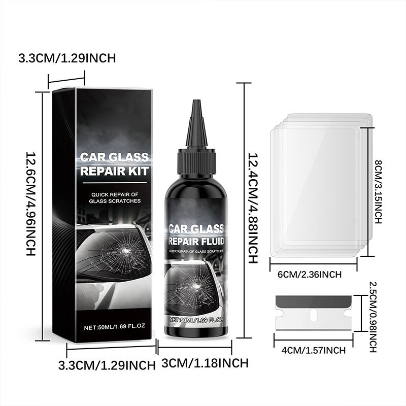 💫Achetez-en 3 et obtenez-en 2 gratuitement💫Kit de réparation rapide pour bris de glace automobile