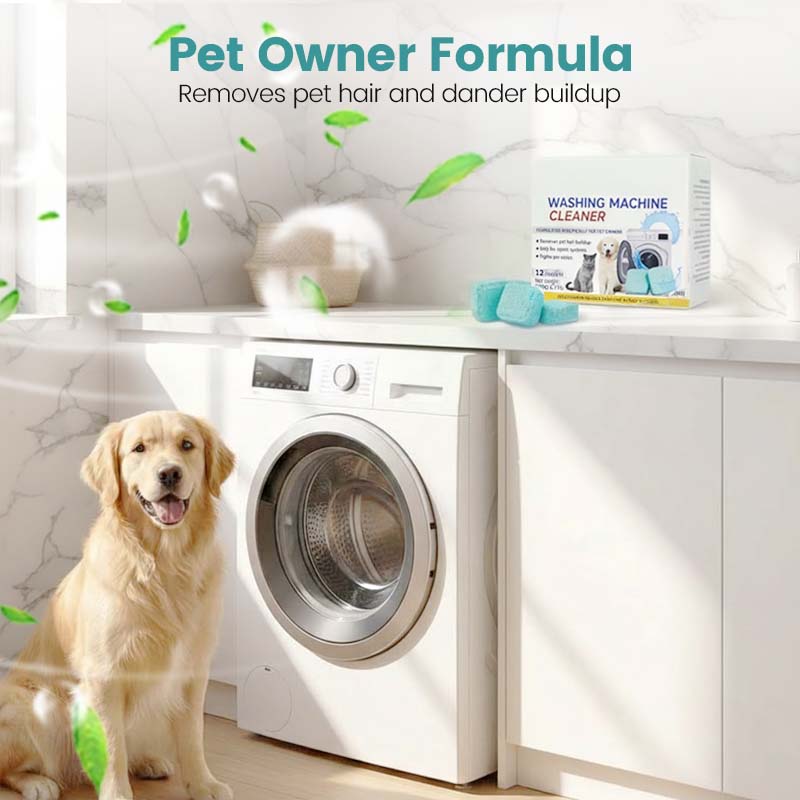 🧺 Offre spéciale du dernier jour :17.99€ ! 🔥 2 achetés 1 offerts 🎁 Comprimés Nettoyants Machine à Laver – 12 Pièces, Dissolution Rapide, Anti-Odeurs, Compatible Tous Types, Pour un Linge Frais 🧼