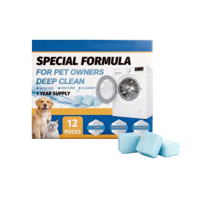 🧺 Offre spéciale du dernier jour :17.99€ ! 🔥 2 achetés 1 offerts 🎁 Comprimés Nettoyants Machine à Laver – 12 Pièces, Dissolution Rapide, Anti-Odeurs, Compatible Tous Types, Pour un Linge Frais 🧼