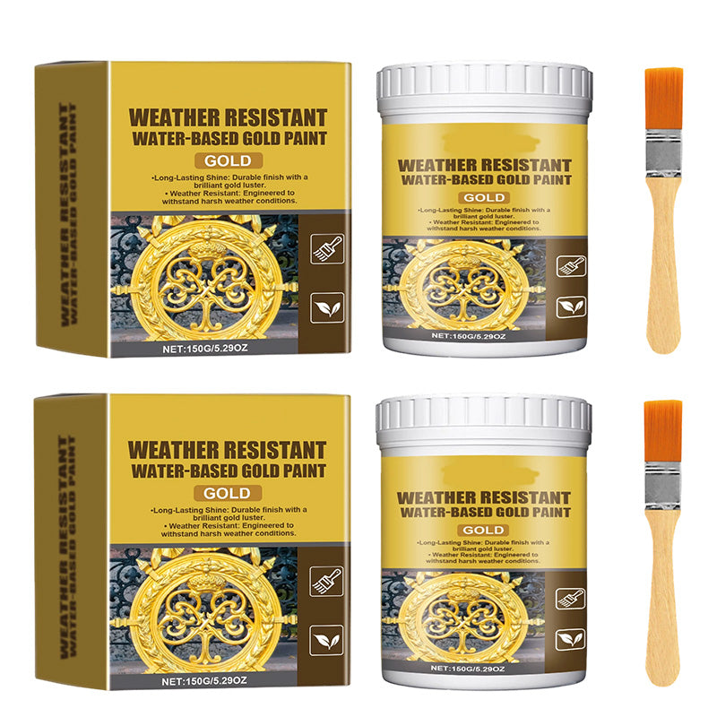 🔥PROMO LIMITÉE✨Peinture dorée à base d'eau, résistante aux intempéries, brillant durable💰-54%✅