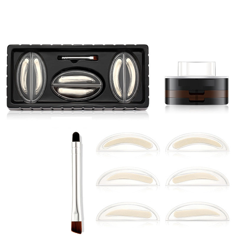 ✏️ PROMO LIMITÉE 50% DE RÉDUCTION ! 💐 Tampon Sourcils Ajustable Instantané – Waterproof, Longue Tenue, Naturel ✨