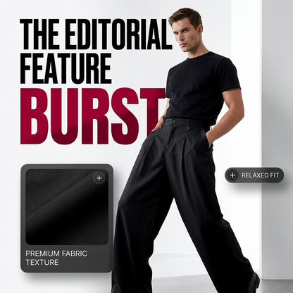 👖✨ PROMO -50% ! Pantalon de Costume Homme Classique – Jambes Larges, Tissu Respirant Anti-Froissé, 6 Tailles (S-3XL), Noir