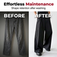 👖✨ PROMO -50% ! Pantalon de Costume Homme Classique – Jambes Larges, Tissu Respirant Anti-Froissé, 6 Tailles (S-3XL), Noir